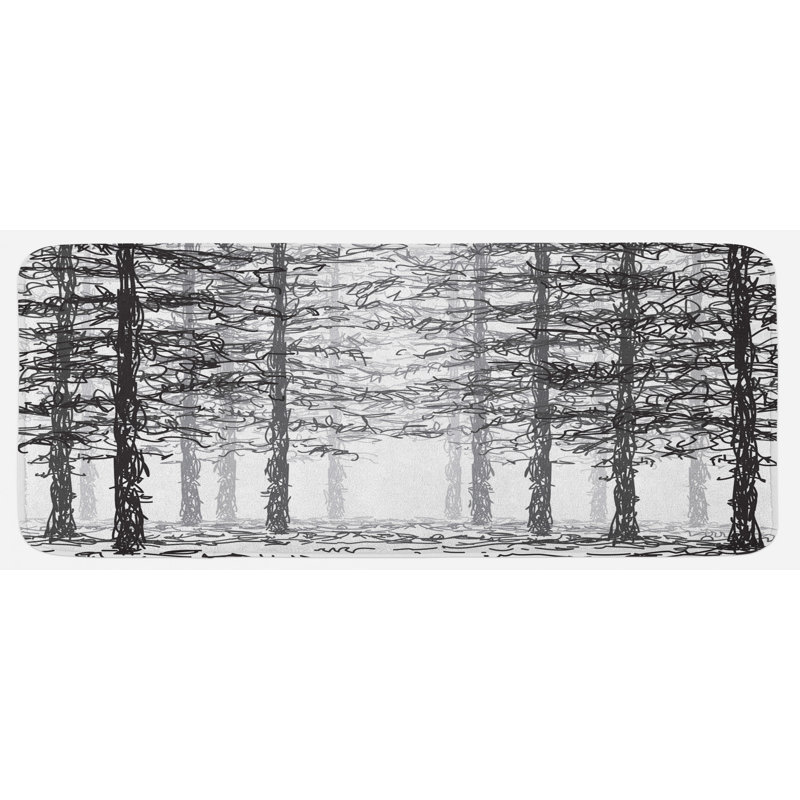 Rustic Synthetic Kitchen Mat