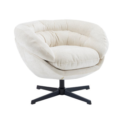 Upholstered Swivel Accent Chair