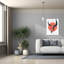 Toile épique Graffiti «Bull Skull» par Balazs Solti, 26 po x 34 po-1970767442