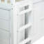 Lit mezzanine simple avec armoire de rangement, tiroir et tablette-788330573