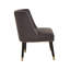 Azarion Velvet Chair With Black Legs-93609986