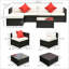Ensemble de conversation pour mobilier d'extérieur moderne