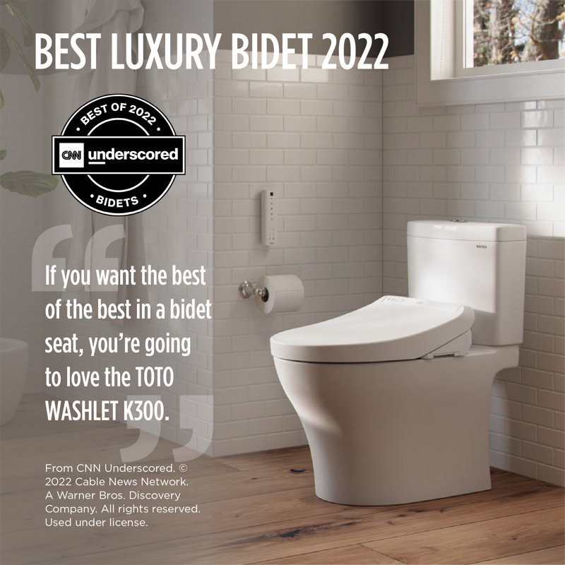 Washlet® Toilet Elongated Seat Bidet, Sedona Beige