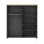 Nielsine 4 Door Manufactured Wood Wardrobe-1631374172