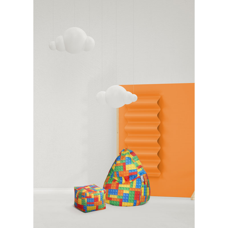 Cube Bricks Ottoman And Pouf