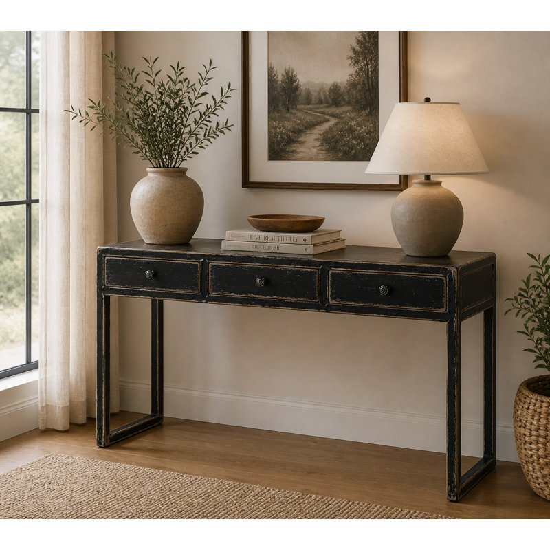 55'' W Solid Wood Console Table