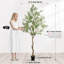 Simulation artificielle, arbre topiaire en pot artificiel avec mousse séchée-1450155475