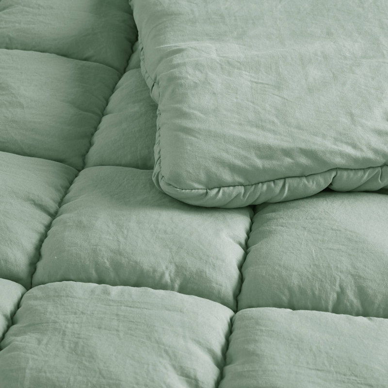 Sage Full Down Alternative Microfiber Comforter Set