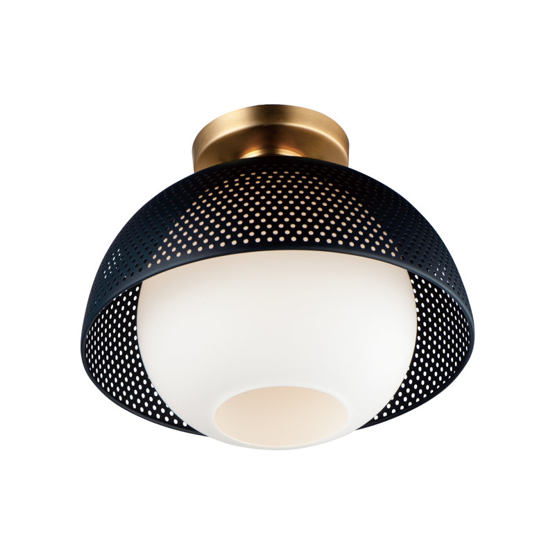 Plafonnier encastré 1 lumière 14,25 po Bacco