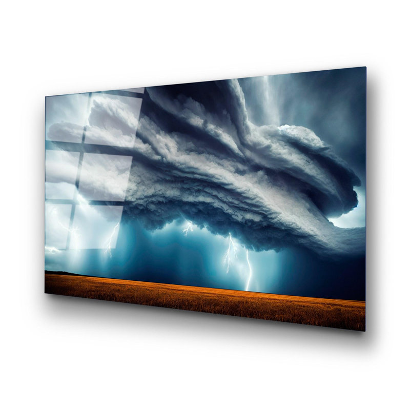 Stunning Tempered Glass Wall Art Painting, 27.6 x 39.4 inches | 100% Tempered Glass, Thickness: 0.16 inches | Elegant Home Decor for Living Room or Office, Durable & Easy to Clean, Perfect Gift Idea