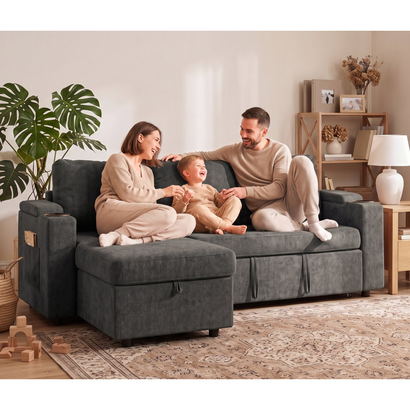 200 cm W 3 Seater Sofa & Chaise