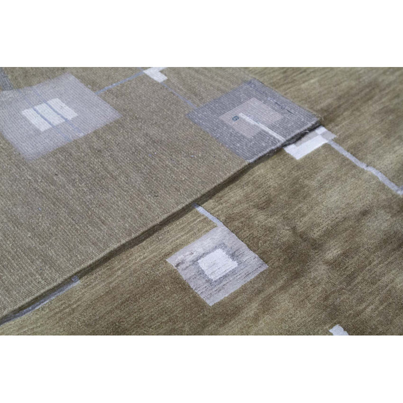 Tapis crème de haute qualité noué à la main