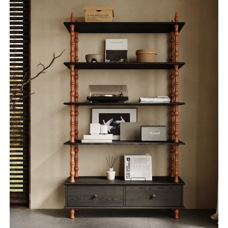 Bibliothèque et bibliothèque en bois