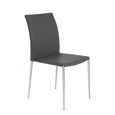 Chaise d'appoint en cuir Jemaya