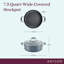 Anolon Advanced Home Hard-Anodized Nonstick Wide Stockpot With Lid, 7.5 Quart-2127206073