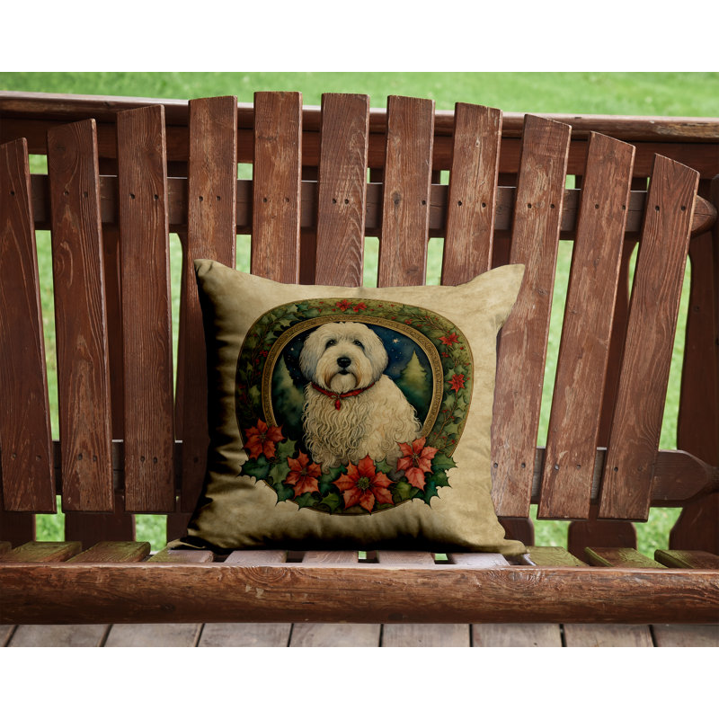Coussin Christmas, 14 po x 14 po, Carré