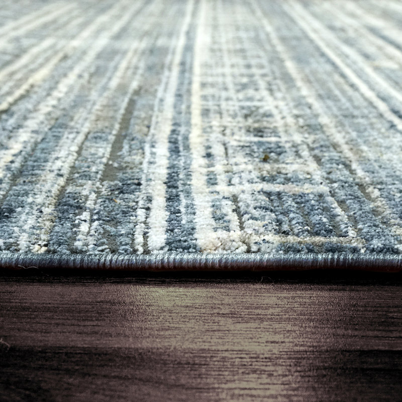Piazza Striped Indoor Rug, Rectangle 5'3" x 7'7"