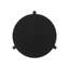 Table de bout ronde en bois, noir-398067381