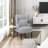Ferriday 27.5" Flared Arms Chenille Chair-1736313754