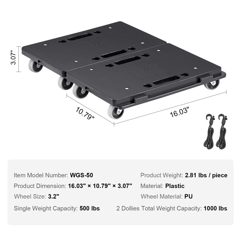 500 Lb. Capacity Furniture Dolly
