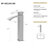 11.21" CUPC Certified Single Handle Bathroom Sink Faucet-110712879