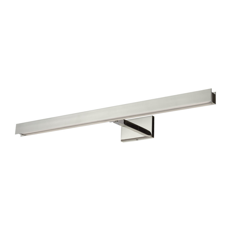 Bau Dimmable LED Wall Mounted Picture Light, Polished Nickel, 3" H x 24" W x 8" D