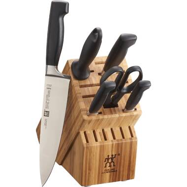 Reviews and Ratings for Zwilling J.A. Henckels Stainless Steel 4 Piece  Serrated Steak Knife Set - KnifeCenter - 39135-000