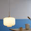 1 - Light Brown/White Schoolhouse Pendant