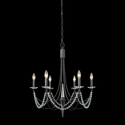 Norayr 6 - Light Dimmable Tiered Chandelier