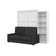 Arlex Bed with Sofa and Shelving Unit