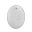 Black Oval Wall Mirror Modern Slim Aluminum Frame Bathroom & Bedroom-305489912