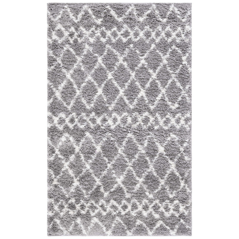Matterson Berber Shag Performance Geometric Rug, Rectangle 3' x 5'
