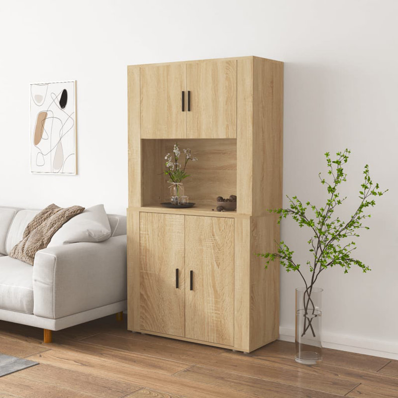 Vidaxl 80cm Sideboard, Sonoma Oak