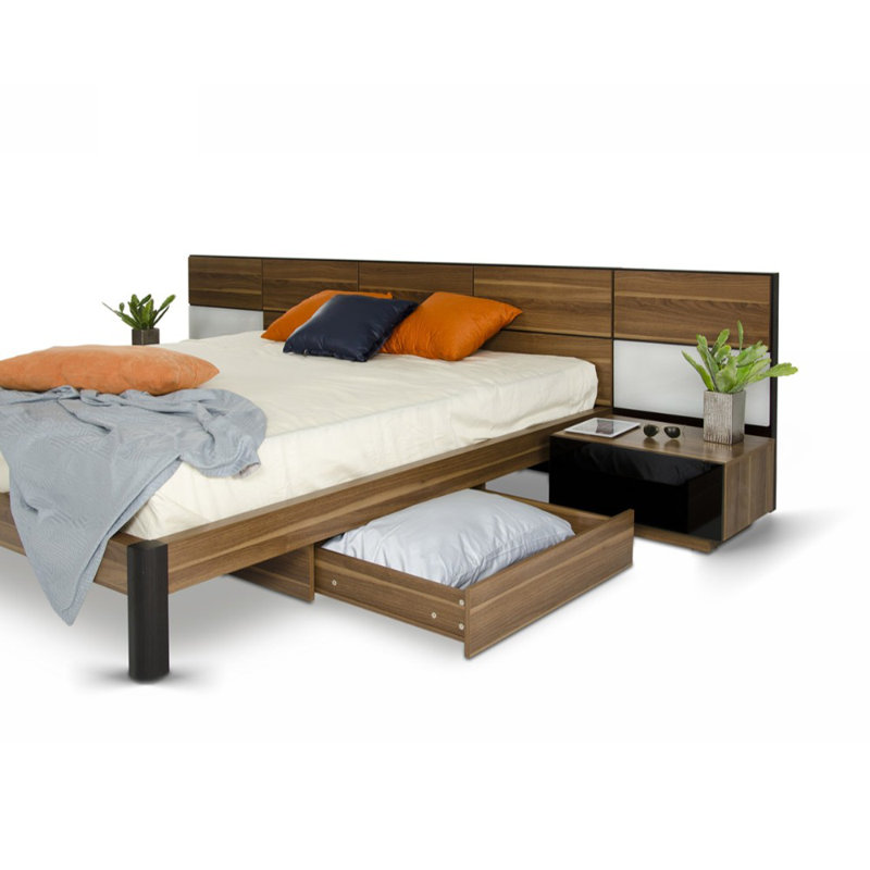 Ensemble de chambre avec très grand lit plateforme 2 pièces Ludowici