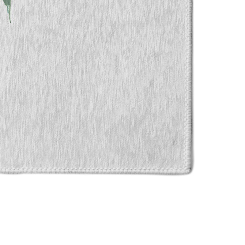 Alvordton Chenille Floral Indoor Rug, Rectangle 4' x 6'