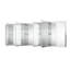 Armoire à pharmacie encastrée ou murale en aluminium de 104 po L x 36 po H avec étagères en verre ajustables-2102521554