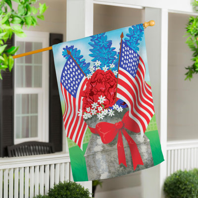 Drapeau maison patriotique