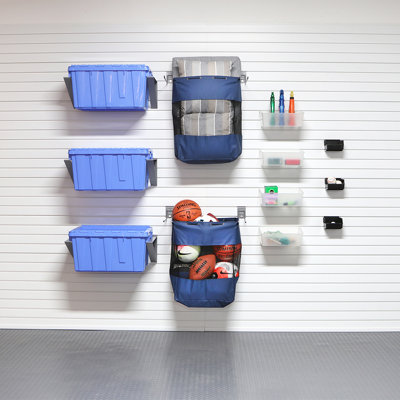Steel Slatwall Accessory Kit 22 Piece Set