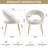 Meshea Dining Chair with Sleek Metal Legs-123099098-123099095