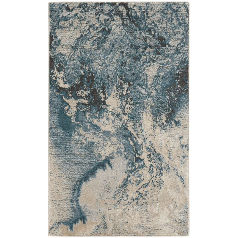 Abstract Indoor Rug, Rectangle 3' x 5'