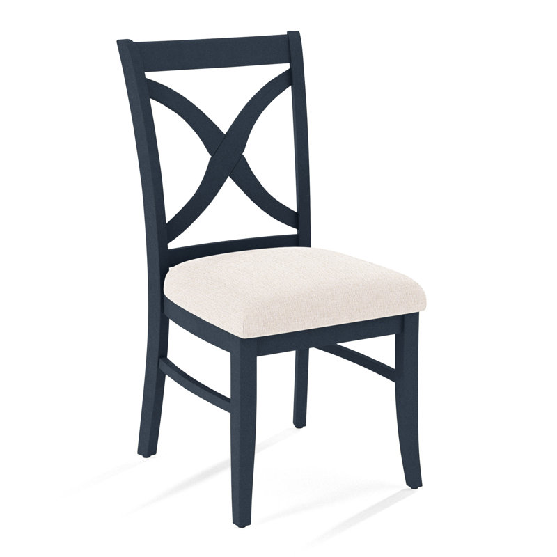 Chaise d'appoint Hues, Performance du sucre blanc; 0863-91, Finition marine
