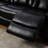 82''Wide Breathable Leather Square Arms Power Reclining Sofa With Reading Lights And Drop Down Table-1353877049