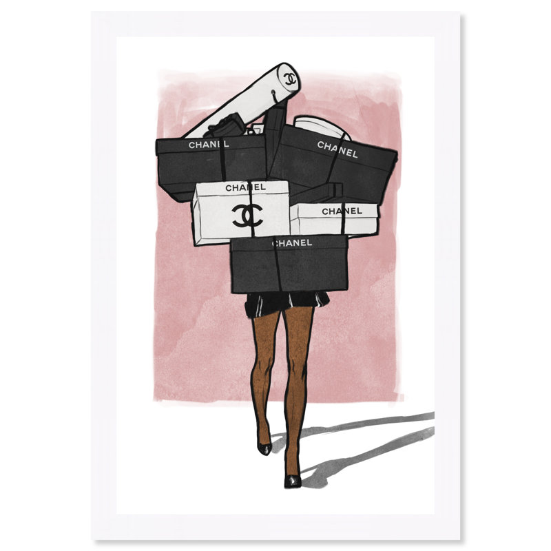 «French Boxes Overoad Blush», impression encadrée, H 17 po x l 12 po