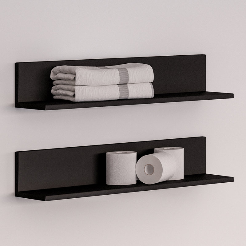 Waterblade Metal Floating Shelf, 5.13" H x 6.88" W x 6.25" D, Sienna