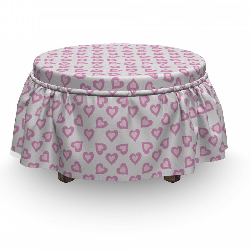 Box Cushion Ottoman Slipcover