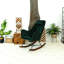 Chaise berçante en velours Chelsea-494675534