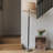 Carter 65 in. Mid-Century Modern LED Energy Efficient Floor Lamp with Fabric Drum Shade