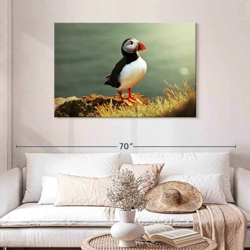 Brampt Proud Puffin, 30" H x 45" W