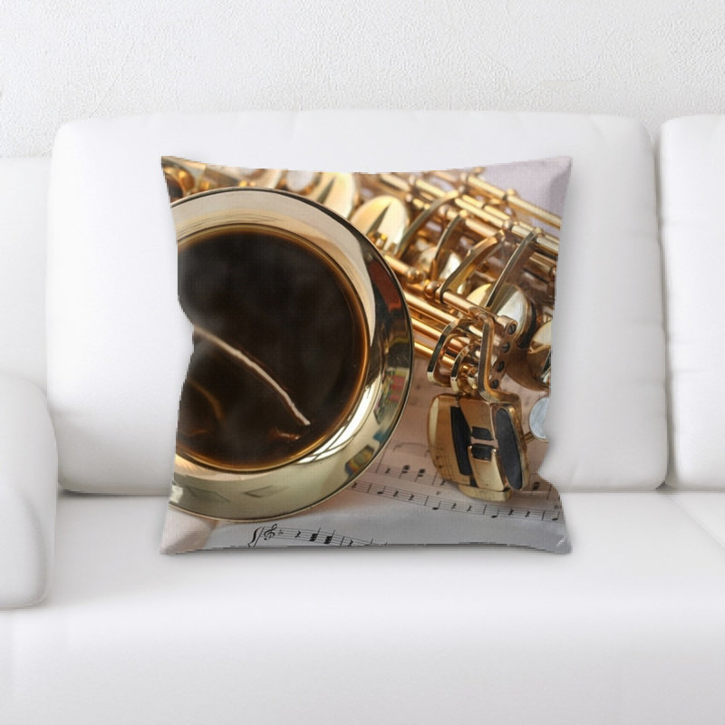 Microsuede Reversible Throw Pillow