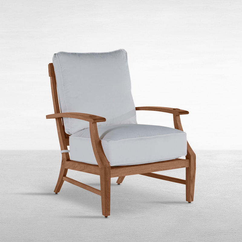 Méridienne Croquet, Welt + Standard Fill, InsideOut® Rollo ‑ lin argent, Teck naturel